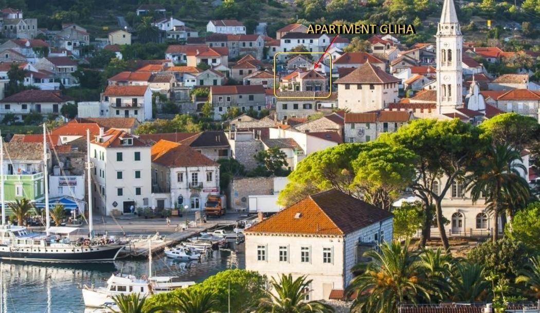 Apartment Gliha Jelsa  Bagian luar foto